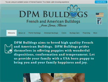 Tablet Screenshot of dpmbulldogs.com